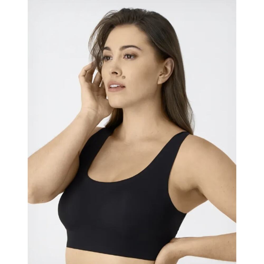 Bali Women's 3XL Black Comfort Revolution EasyLite Wireless T Shirt Bra L26-12